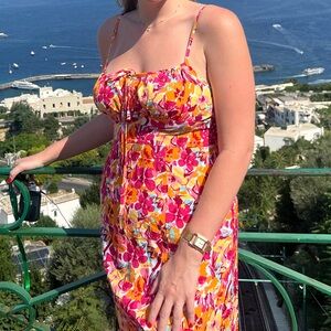 Vibrant Floral Sundress